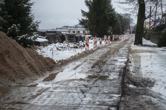 Przebudowywana ul. Kosynierów w Sławnie