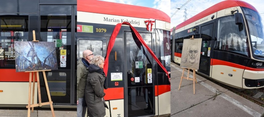 Marian Kołodziej został patronem tramwaju w Gdańsku....