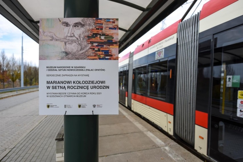 Marian Kołodziej został patronem tramwaju w Gdańsku....