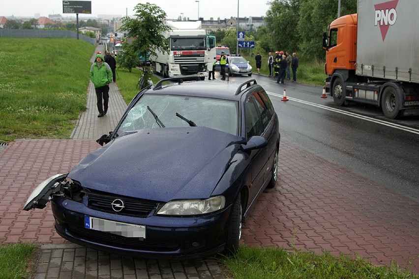 Wypadek na alei gen. Sikorskiego w Kaliszu