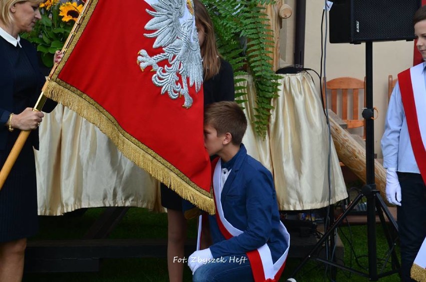 Florian Ceynowa patronem SP Sławoszyno, wrzesień 2017