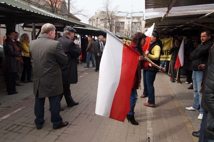 Gniezno: Protest kupców z Placu 21 Stycznia. Projekt targowiska ich zdaniem nie jest najlepszy