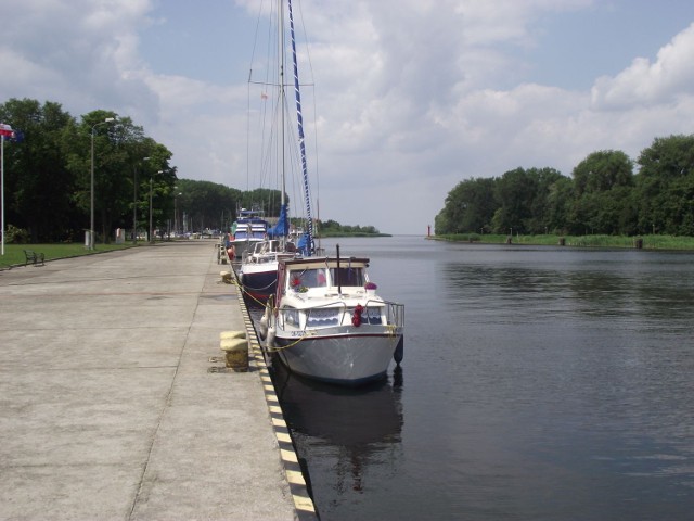 Port żeglarski w Trzebieży i nasza jednostka