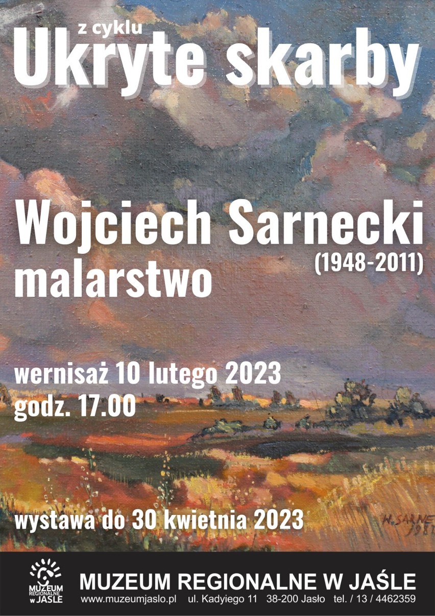 W jasielskim muzeum otwarcie wystawy malarstwa Wojciecha Sarneckiego