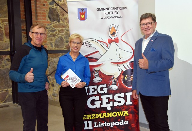 Na sportowe, patriotyczne i kulinarne atrakcje zapraszają Lesław Golba, Barbara Reszczyńska i Jerzy Górski