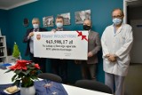 Kolejne fundusze dla szpitala w Wolsztynie! Wręczono świąteczny czek