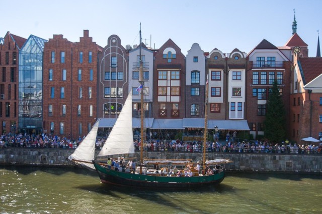 08.07.2018 gdansk. baltic sail. parada zaglowcow na motlawie fot. piotr hukalo / dziennik baltycki / polska press