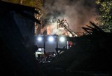 Pożar na Grunwaldzie w Poznaniu. Płoną baraki koło szpitala [ZOBACZ ZDJĘCIA]
