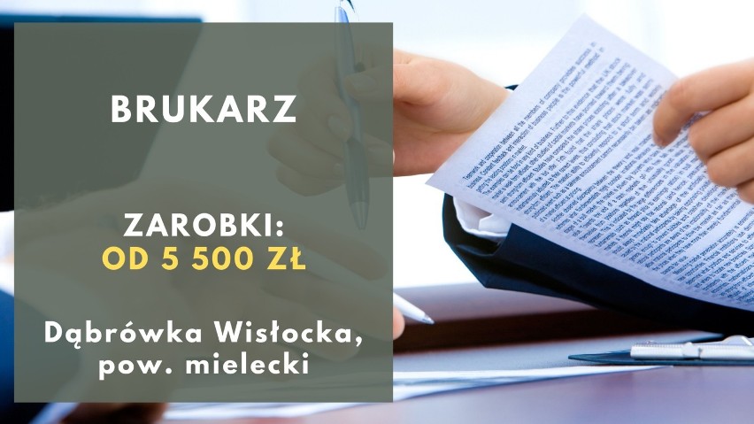 Najlepiej płatne zawody na Podkarpaciu. Nowe oferty z WUP w Rzeszowie. Nawet 10 tys. złotych na miesiąc! Przegląd ofert pracy