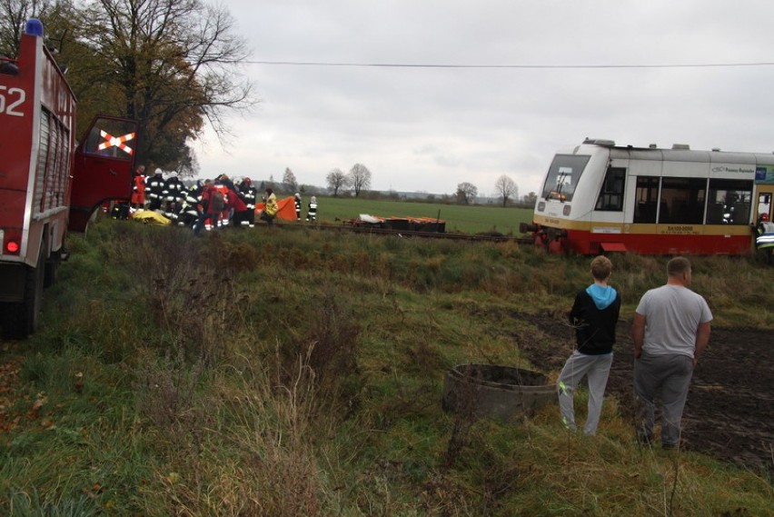 Nowe Gronowo. Wypadek na przejeździe kolejowym