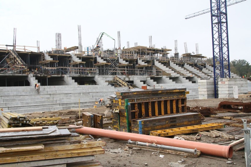 Budowa Stadionu Miejskiego przy al. Unii w Łodzi