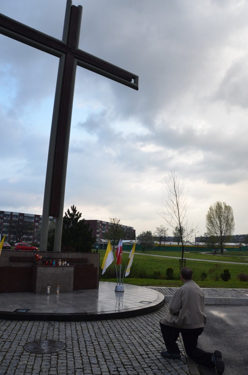 Czuwanie na Placu Papieskim w Sosnowcu