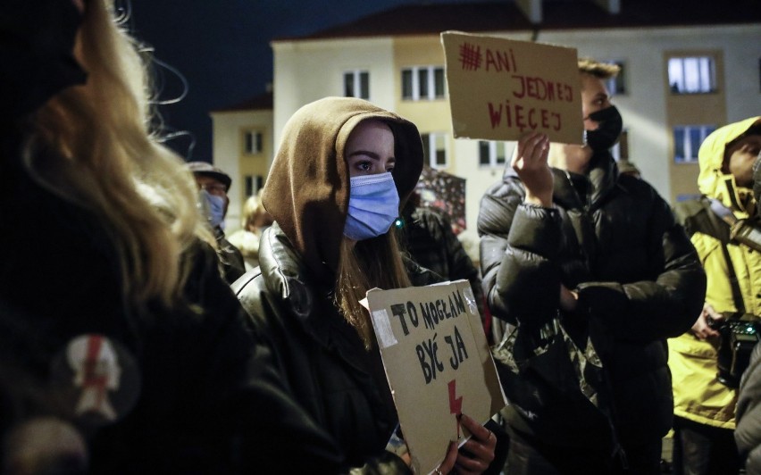 Manifestacja pod hasłem "Ani jednej więcej" w Rzeszowie.