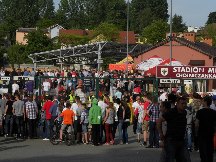 Chojniczanka - Bytovia 3:1. Fotorelacja z trybun