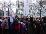 Protest nauczycieli w Warszawie: była też reprezentacja z Piły