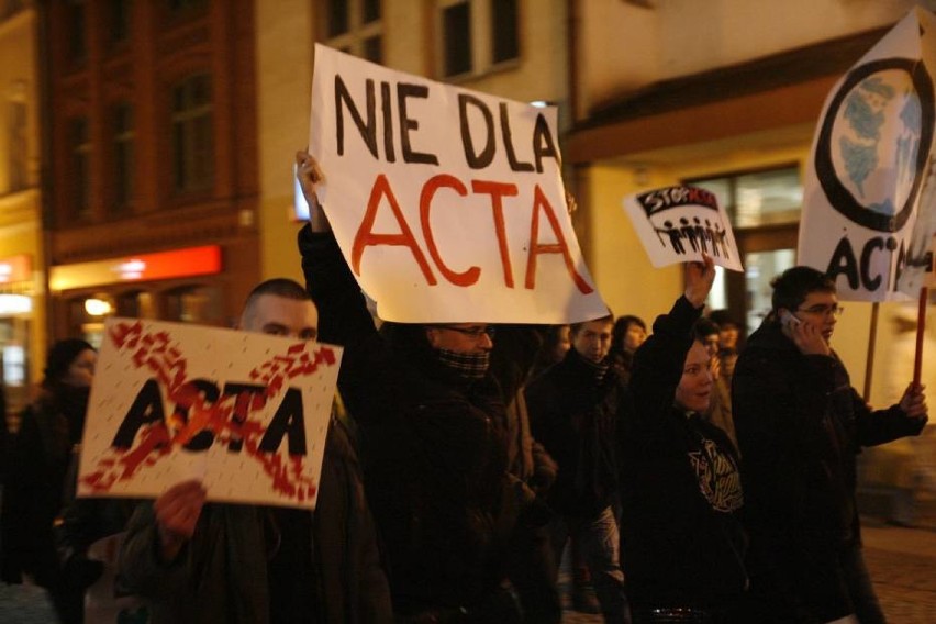 Protest legniczan przeciwko ACTA, pamiętacie?