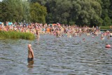 Jezioro Rusałka - Tłumy poznaniaków odpoczywają na plaży [ZDJĘCIA]