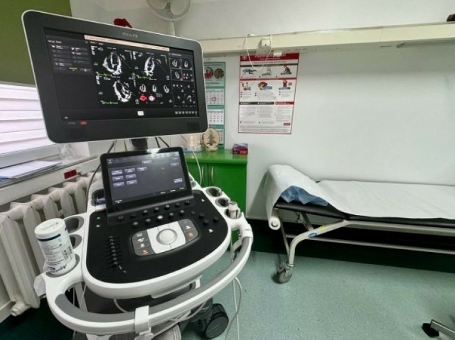 Nowoczesny echokardiograf, który trafił do Szpitala Specjalistycznego w Kościerzynie pozwala na jeszcze bardziej precyzyjną diagnostykę.