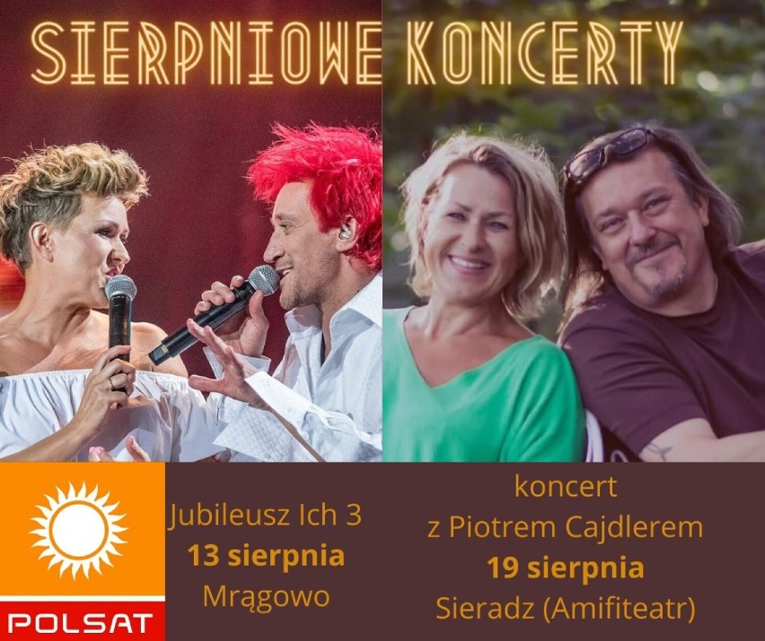 Koncert Justyny Majkowskiej i Piotra Cajdlera w Sieradzu w piątek 19 sierpnia