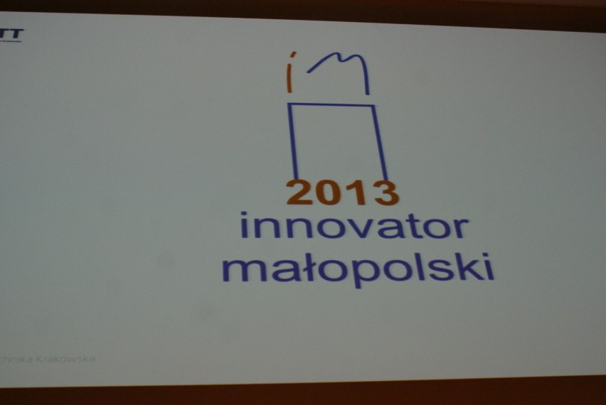 Logo konkursu Innovator Małopolski 2013.