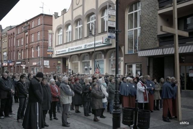 Droga Krzyżowa ulicami Lęborka.