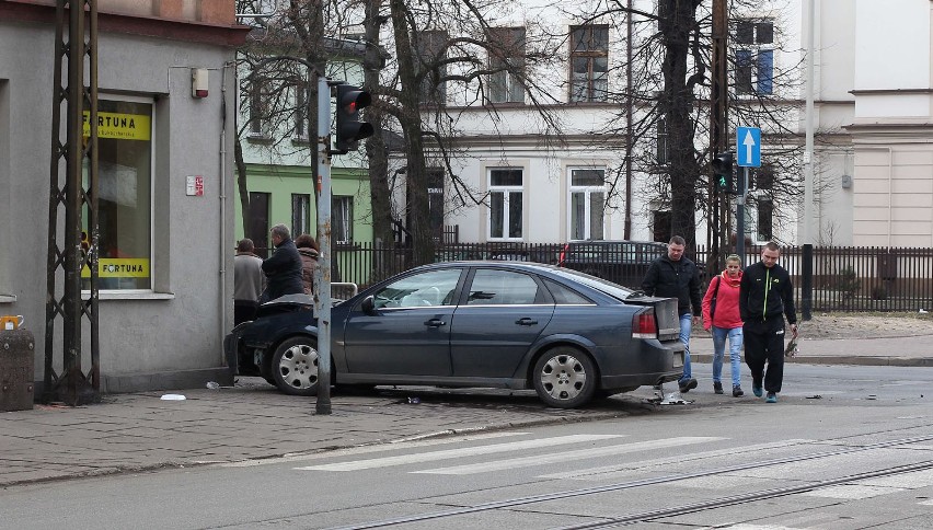 Wypadek na Gdańskiej i Andrzeja Struga w Łodzi