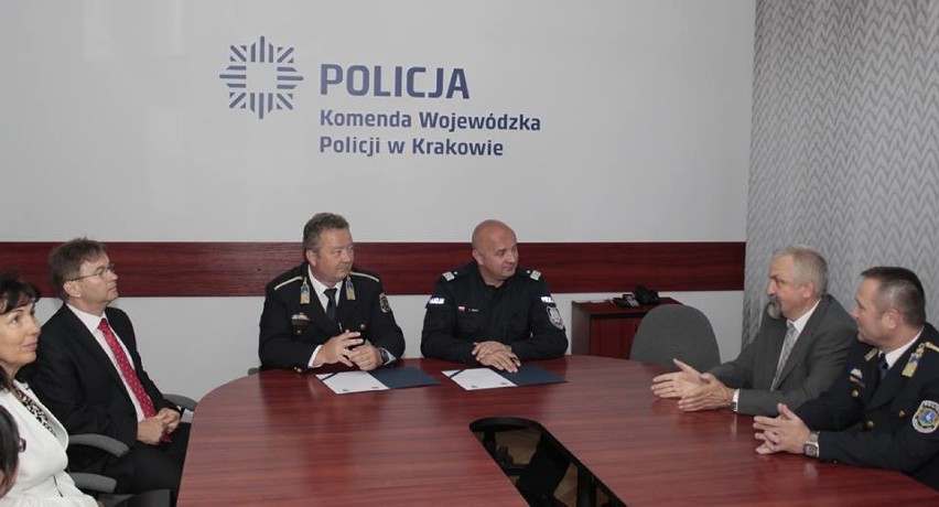 Wizyta przedstawicieli węgierskiej policji w Małopolsce [ZDJĘCIA]