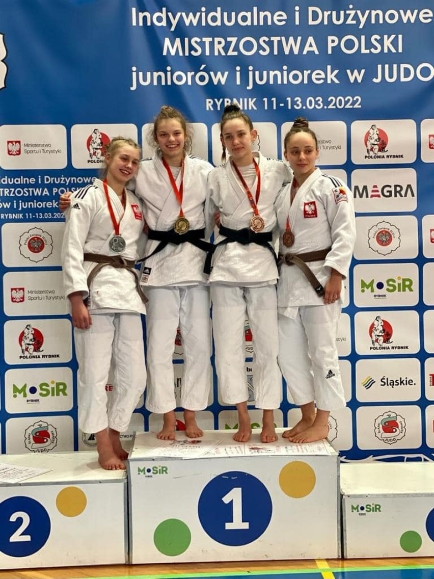 Pięć medali reprezentantów UKS Judo Kraków w mistrzostwach Polski juniorów w Rybniku [ZDJĘCIA]