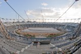 Konstrukcja dachu Stadionu Śląskiego idzie w górę [Zdjęcia]