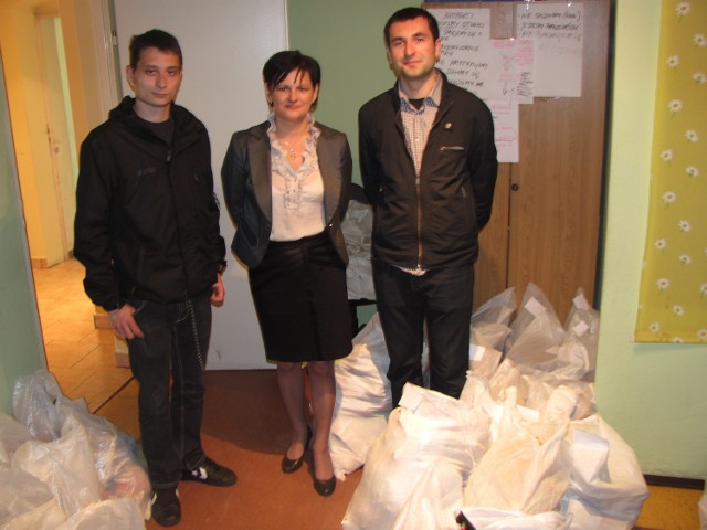 Zebrana przez studentów żywność trafiła do Miejskiego Ośrodka Pomocy Społecznej w Kaliszu.