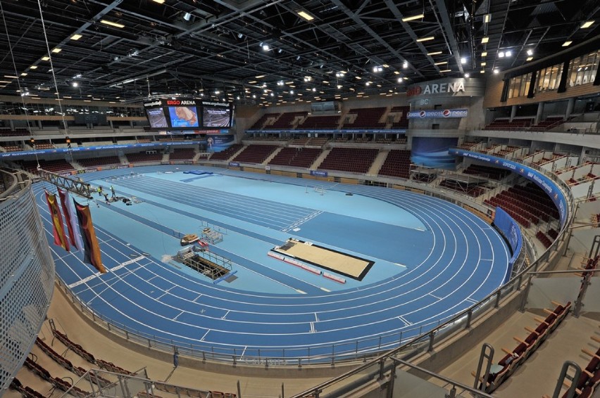 Ergo Arena Przygotowana do mistrzostw w lekkoatletyce