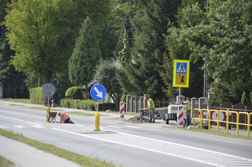 Przejście dla pieszych w Gościszewie