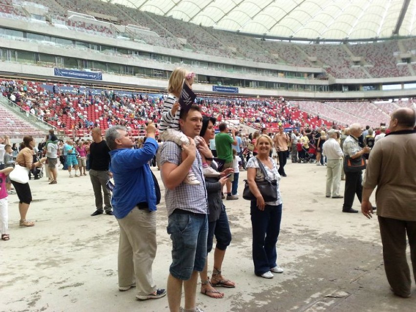 Niedzielny spacer po Stadionie Narodowym