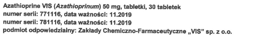 Lek na kaca Alka-Prim wycofano ze sprzedaży [numery złych partii]