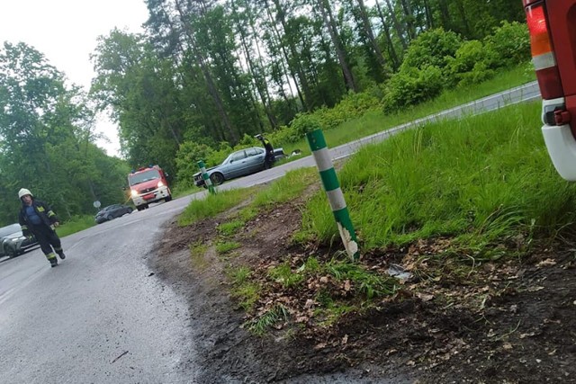 Do zderzenia bmw z volvo doszło na tzw. krzyżówach ryjewskich przy drodze krajowej nr 55