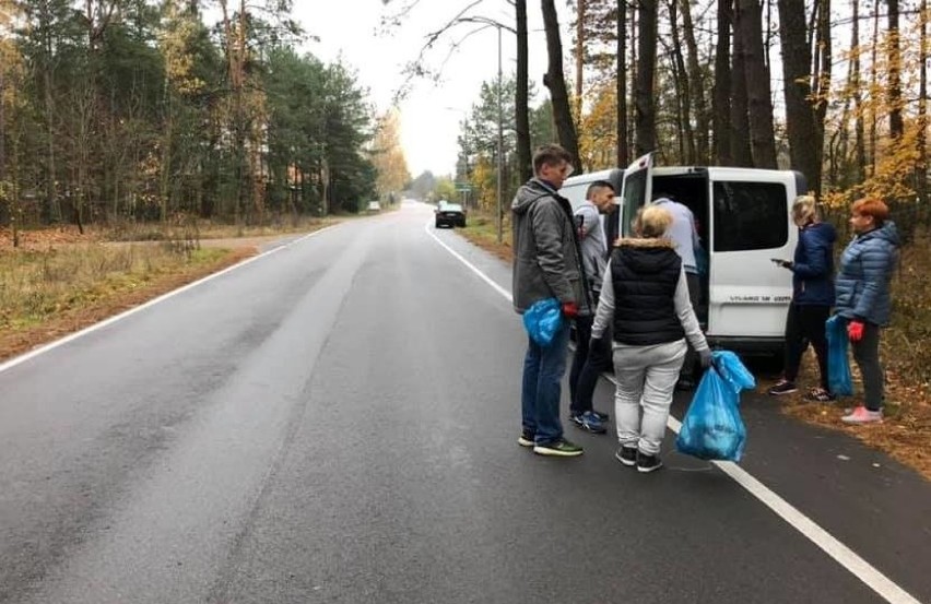 Ostrów Biega i... sprząta las. Przygotowania do IV Półmaratonu Ostrowskiego [ZDJĘCIA]