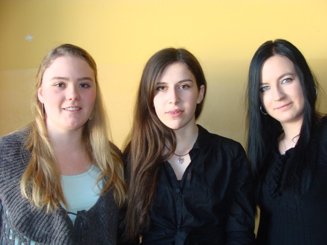 Na zdjęciu od lewej: Klaudia Zboralska, Weronika Buczkowska i Karina Wardańska