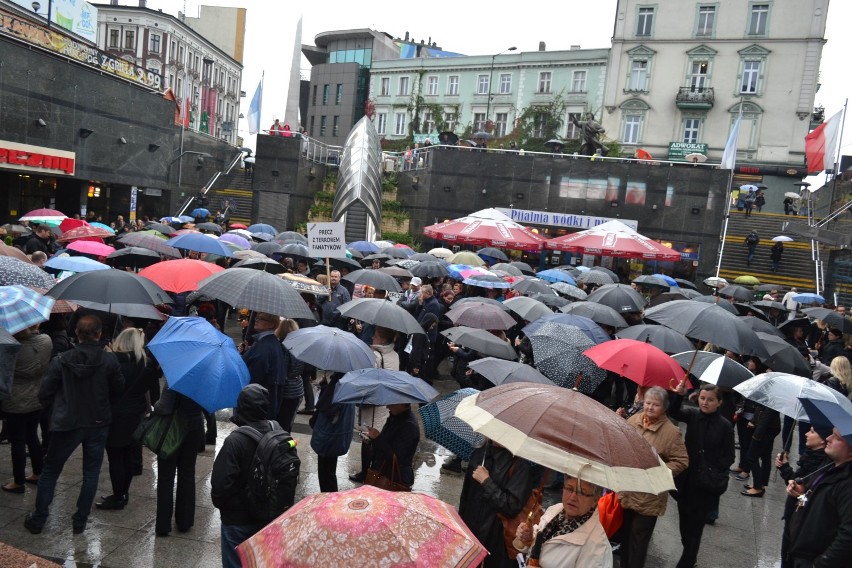 Czarny protest w Sosnowcu [ZDJĘCIA]