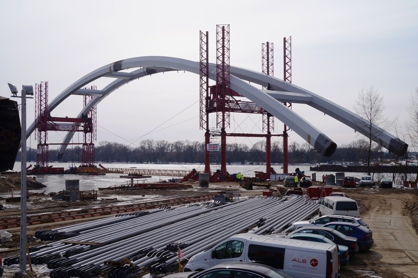 Budowa Mostu w Toruniu - ZDJĘCIA