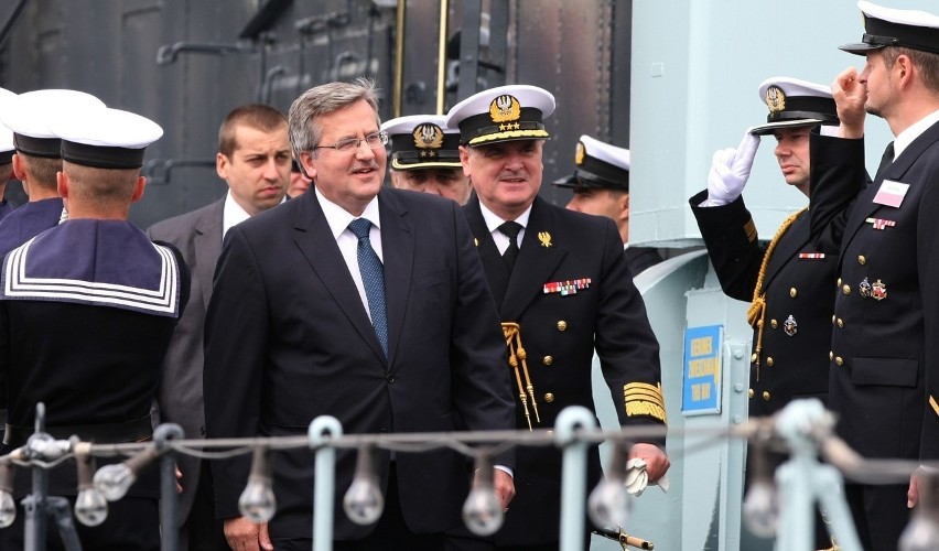 Prezydent RP Bronisław Komorowski odzwiedził marynarzy w dniu Święta Marynarki Wojennej [ZDJĘCIA]