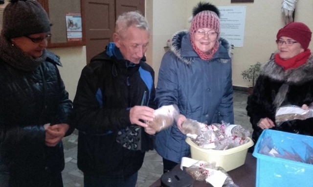 Tradycyjne sianko na wigilijny stół z Półwyspu Helskiego. ZKP Hel