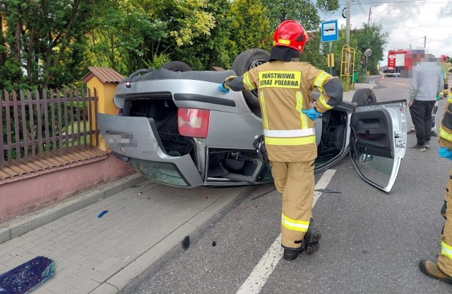 Groźny wypadek w Kwaśniowie Dolnym