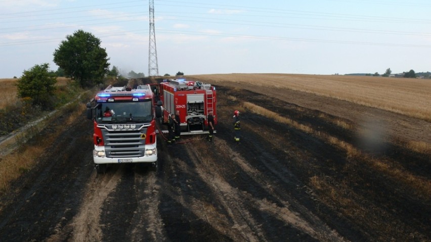 KM PSP Koszalin - 2 pożary podczas żniw