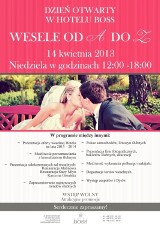 Wesele od A do Z. Przyjdź na dzień otwarty do Centrum Konferencyjno-Szkoleniowego BOSS