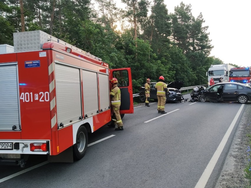 Do groźnego wypadku doszło na drodze krajowej nr 158 w...