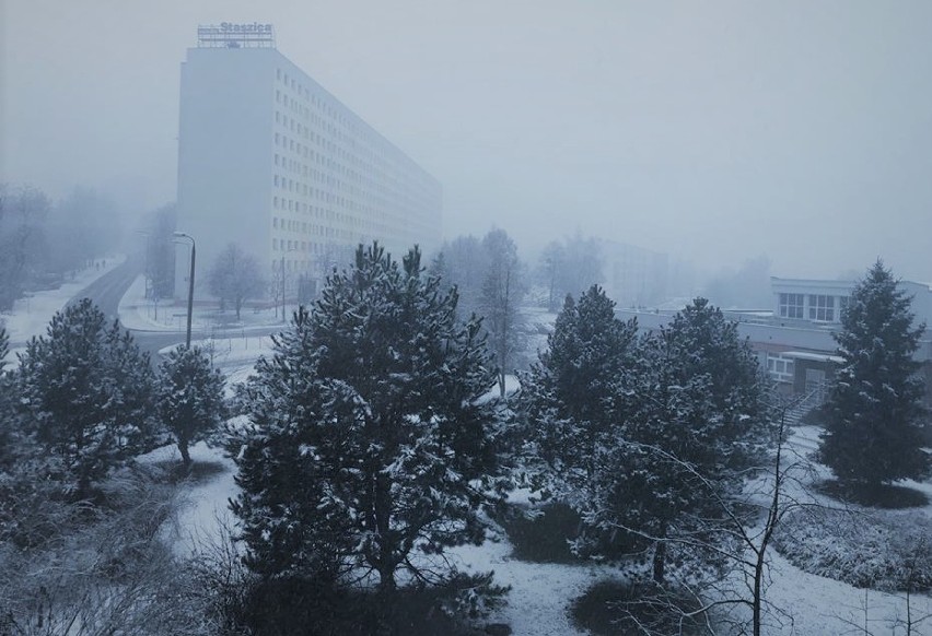 Ale piękna zima w Jastrzębiu-Zdroju