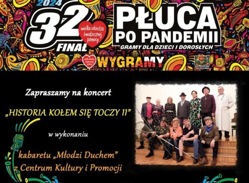 Kabaret Młodzi Duchem dla Wielkiej Orkiestry Świątecznej Pomocy w Jarosławiu