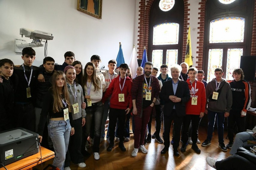 Uczniowie z Hiszpanii i Portugalii odwiedzili Lębork