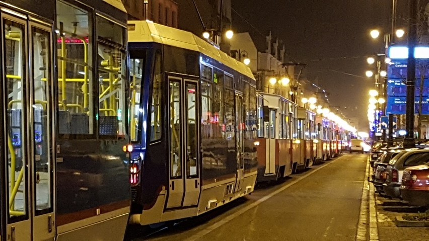 Tramwaj potrącił pieszego w centrum Bydgoszczy