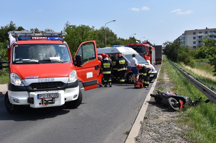 Wypadek przy ulicy Sikorskiego. Samochód ciężarowy zderzył...